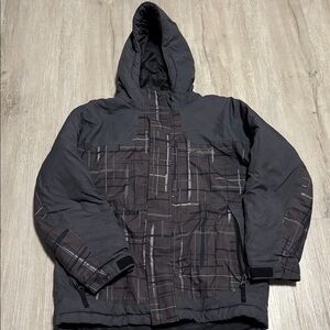Columbia Charcoal and Chocolate Hooded Jacket